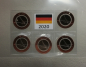 Preview: 5 x 10 Euro Deutschland 2020 An Land  A,D,F,G,J im Blister