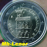 2 Euro SAN MARINO - Regierungspalast 2010