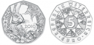 5 Euro Silber Österreich 2019 Hgh