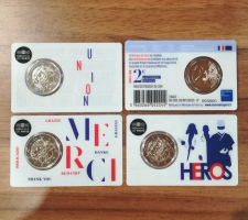 3 x 2 Euro CC FRANKREICH - 2020