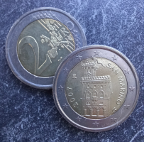 2 Euro SAN MARINO - Regierungspalast 2007