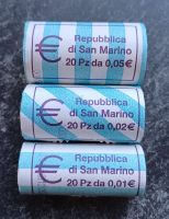 1,2,5 Cent Rolle San Marino 2006