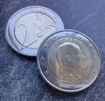 2 Euro Kursmünze Monaco 2023