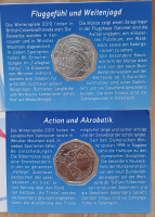 2 x 5 Euro ÖSTERREICH - 2010 Winterspiele im Mini-Blister