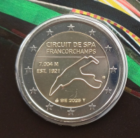 2 Euro BELGIEN - 2025 (NL) - Rennstrecke SPA
