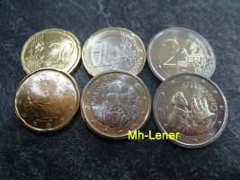 20Cent, 1Euro, 2Euro San Marino 2017