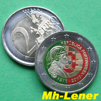 2 Euro PORTUGAL - 2010 COLORIERT
