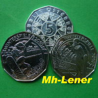 2 x 5 Euro ÖSTERREICH - 2010 Winterspiele