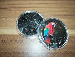 3Euro Österreich 2018 Papagei Hgh