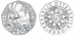 5 Euro Silber Österreich 2019 Hgh