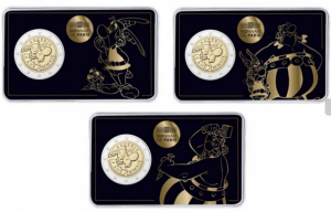 3 x 2 Euro CC FRANKREICH - 2019 Asterix