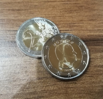 2 Euro Kursmünze Monaco 2019