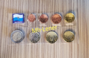 KMS San Marino 1Cent - 2 Euro im Kunststoffblister neues Münzmotiv