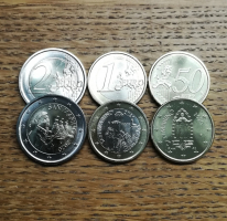 50Cent, 1Euro, 2Euro San Marino 2020