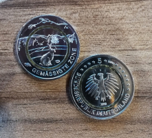 5 Euro Deutschland 2019 Gemäßigte Zone - F