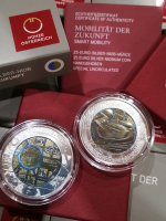 25 Euro Niob Österreich 2021