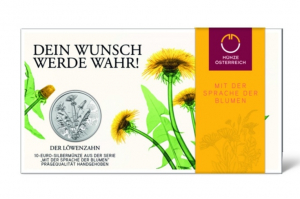 10 Euro Silber Österreich 2022 Hgh - Löwenzahn 