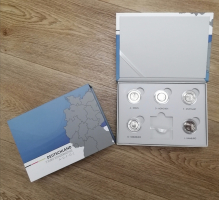 LED Leuchtkassette für 5 x 5Euro Deutschland Polymermünzen
