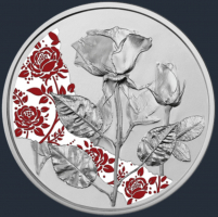 10 Euro Silber Österreich 2021 PP - Rose