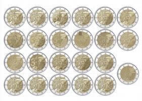 23 x 2Euro 2022 - Erasmus (Komplettes SET)