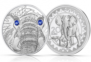 20 Euro Silber Österreich 2022 PP - Elefant