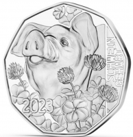 5 Euro Silber Österreich 2023 Hgh - Neujahrsmünze