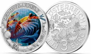 3Euro Österreich 2023 Leuchtgarnele