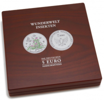 Leuchtturm Münzetui Volterra für 9 x 5Euro Wunderwelt Insekten