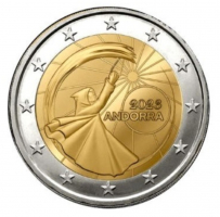 2 Euro ANDORRA - 2023 - Sommersonnenwende -- ab Dezember