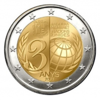2 Euro ANDORRA - 2023 - Vereinte Nationen -- ab Dezember