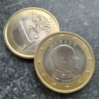 1 Euro Kursmünze Monaco 2014