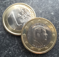 1 Euro Kursmünze Monaco 2007