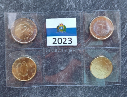 20Cent, 50Cent, 1Euro, 2Euro San Marino 2023