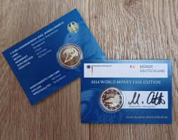 2Euro DEUTSCHLAND - 2024 Königsstuhl - A PP in Coincard