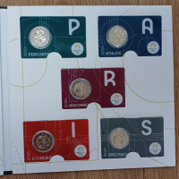 20 x 2Euro FRANKREICH Olympia 2021 - 2024 inkl. Album