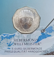 5 Euro Silber Österreich 2025 Hgh - Weltmeister