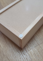 Preview: Holz Aufbewahrungsbox für 40 x 2Euro Malta