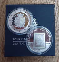 Preview: 10Euro Silber Malta 2024 PP im Etui - Republik