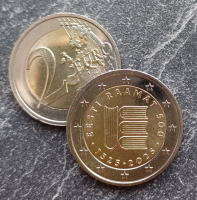 2 Euro Estland - 2025 - Textdruck