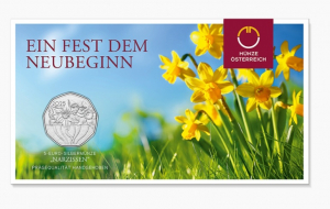 5 Euro Silber Österreich 2025 Hgh - Narzissen