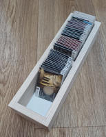 Holz Aufbewahrungsbox für 70 x Coincard