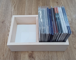 Holz Aufbewahrungsbox für bis zu 40 x KMS