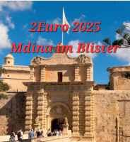 2 Euro MALTA - 2025 im Blister - Mdina  - ab Ende Mai