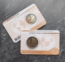 2 Euro FINNLAND - 2025 - Diplomatie in Coincard Fi/Sw