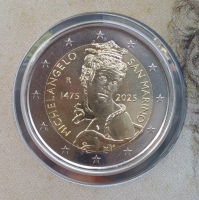 2 Euro SAN MARINO - 2025 Michelangelo