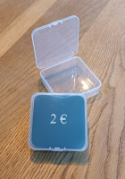 Kunststoffbox für 2Euro Belgien und Zypern PP