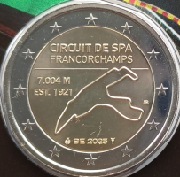 2 Euro BELGIEN - 2025 - Rennstrecke SPA