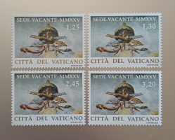 4 Briefmarken im SET  Vatikan 2025 - Sede Vacante