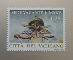 Briefmarke Vatikan 2025 - Sede Vacante 1,25Euro