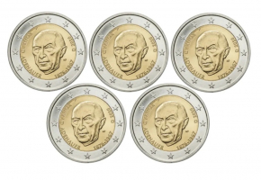 5 x 2Euro DEUTSCHLAND - 2026 "Konrad Adenauer" im Blister -- ab Februar